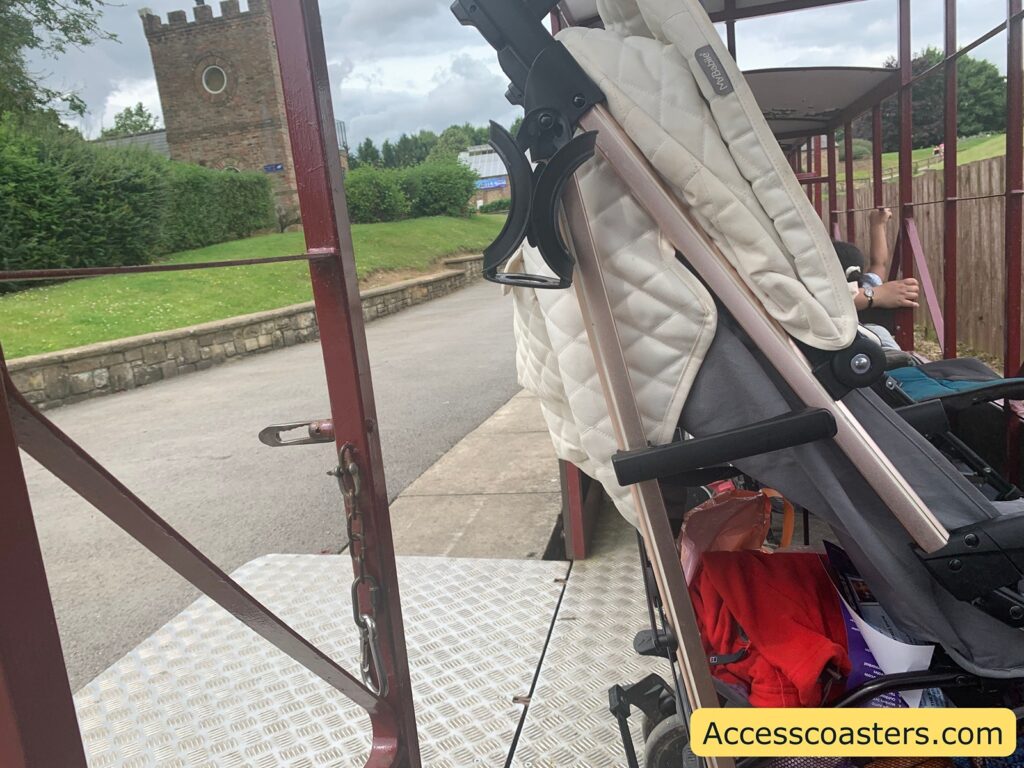 image of wheelchair accessible carriage on the lightwater express  