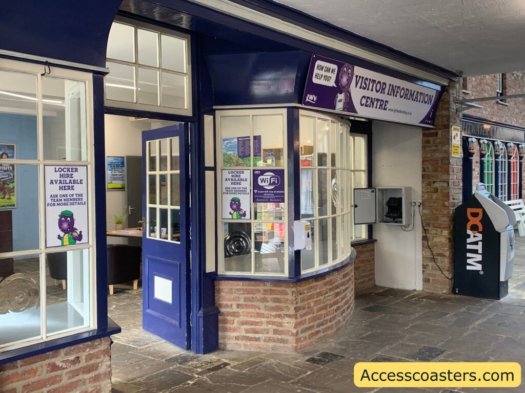 image shows entrance to lightwater valley visitor information centre 