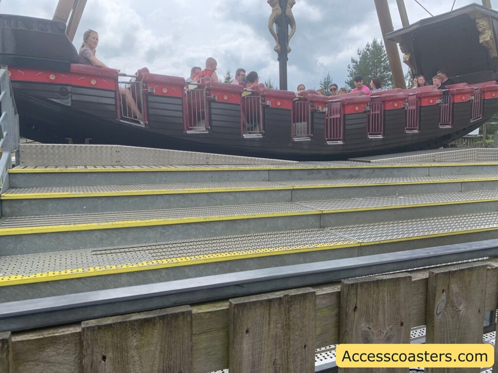 image of the pirate ship ride station 