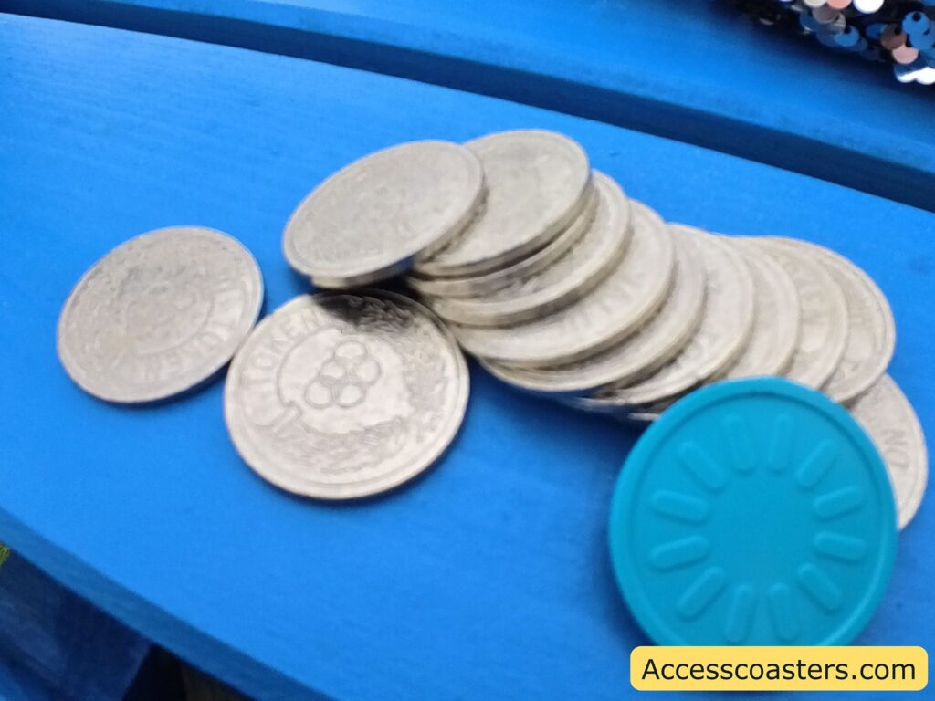 image shows silver tokens and 1 blue extra token. 