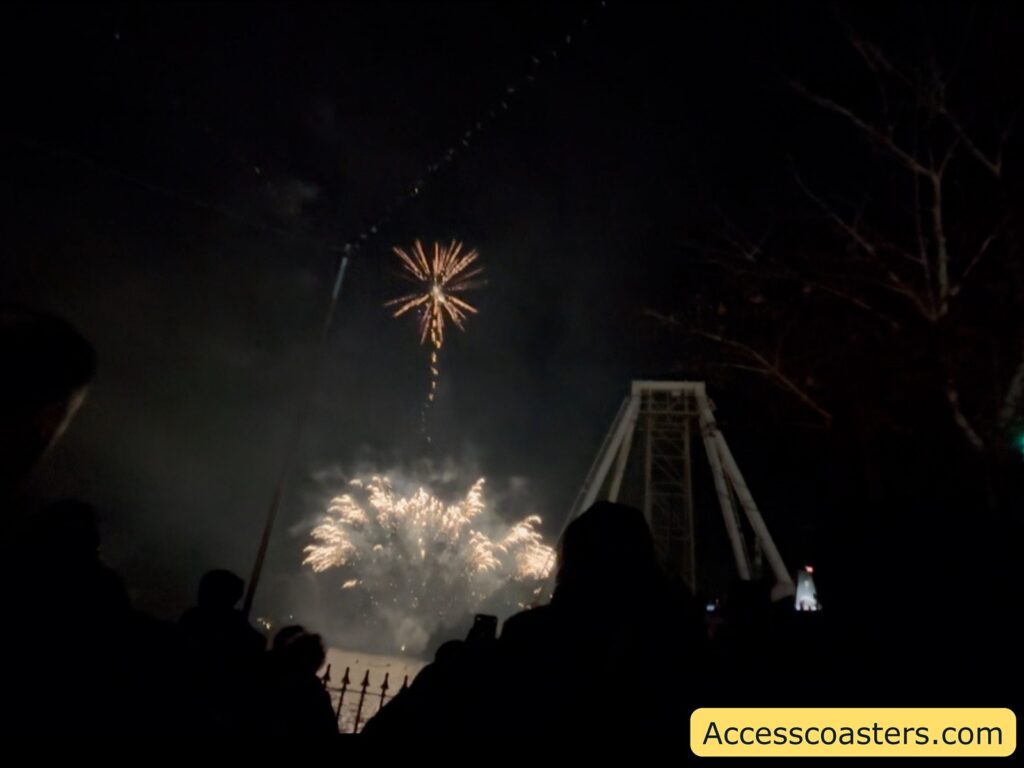 sparkles and fireworks in the sky