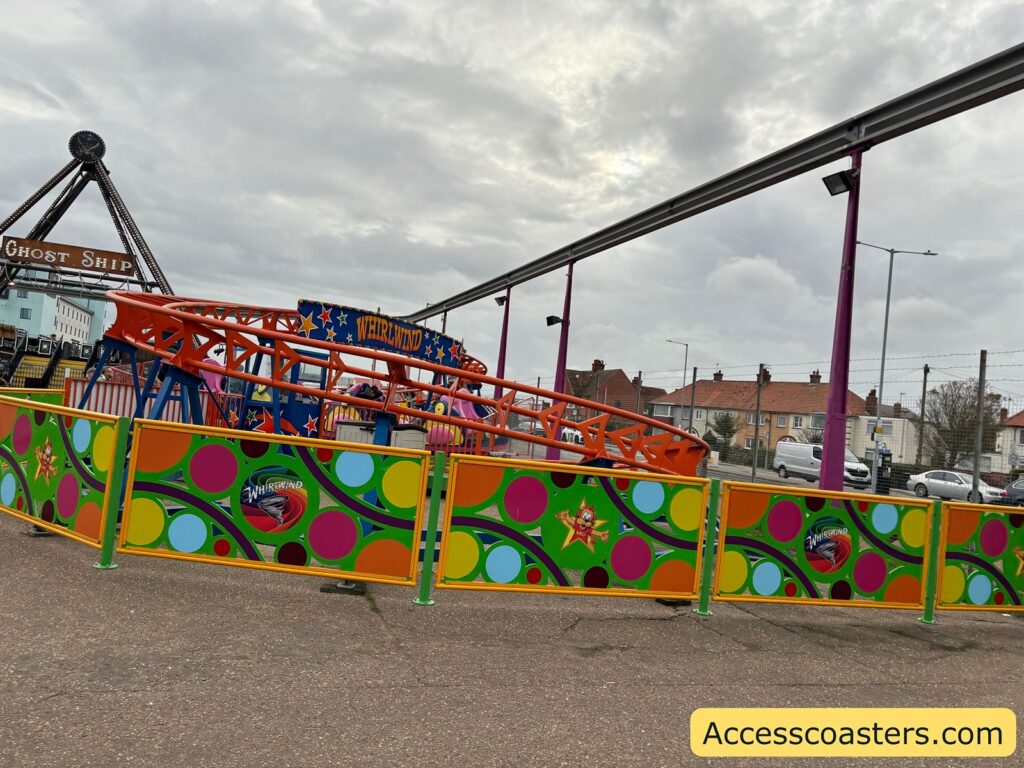 image of ride layout for Whirlwind